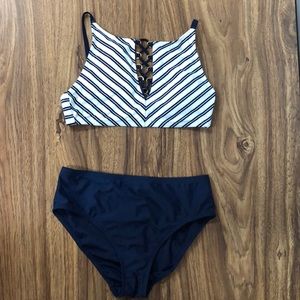 Striped Bikini size 6
